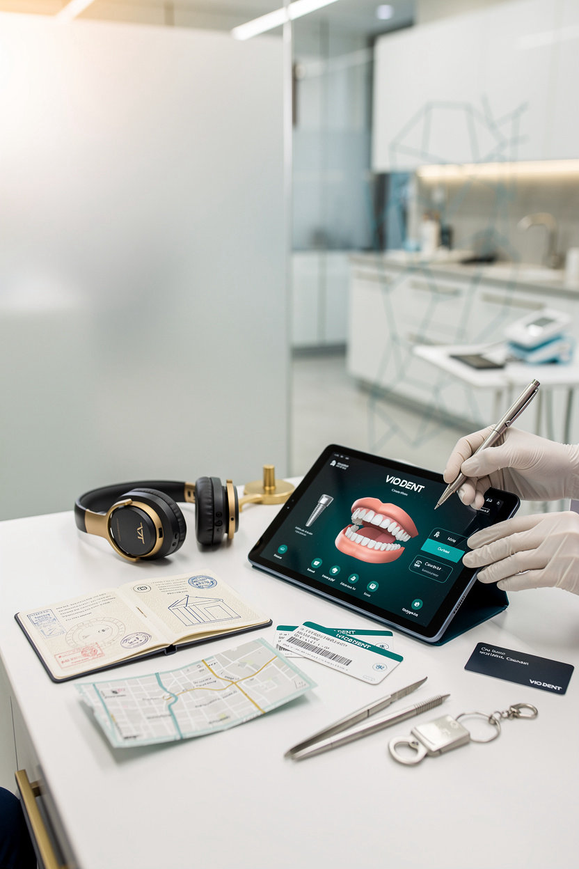 VIO DENT international dental tourism patients receiving premium implant treatment in Chișinău clinic