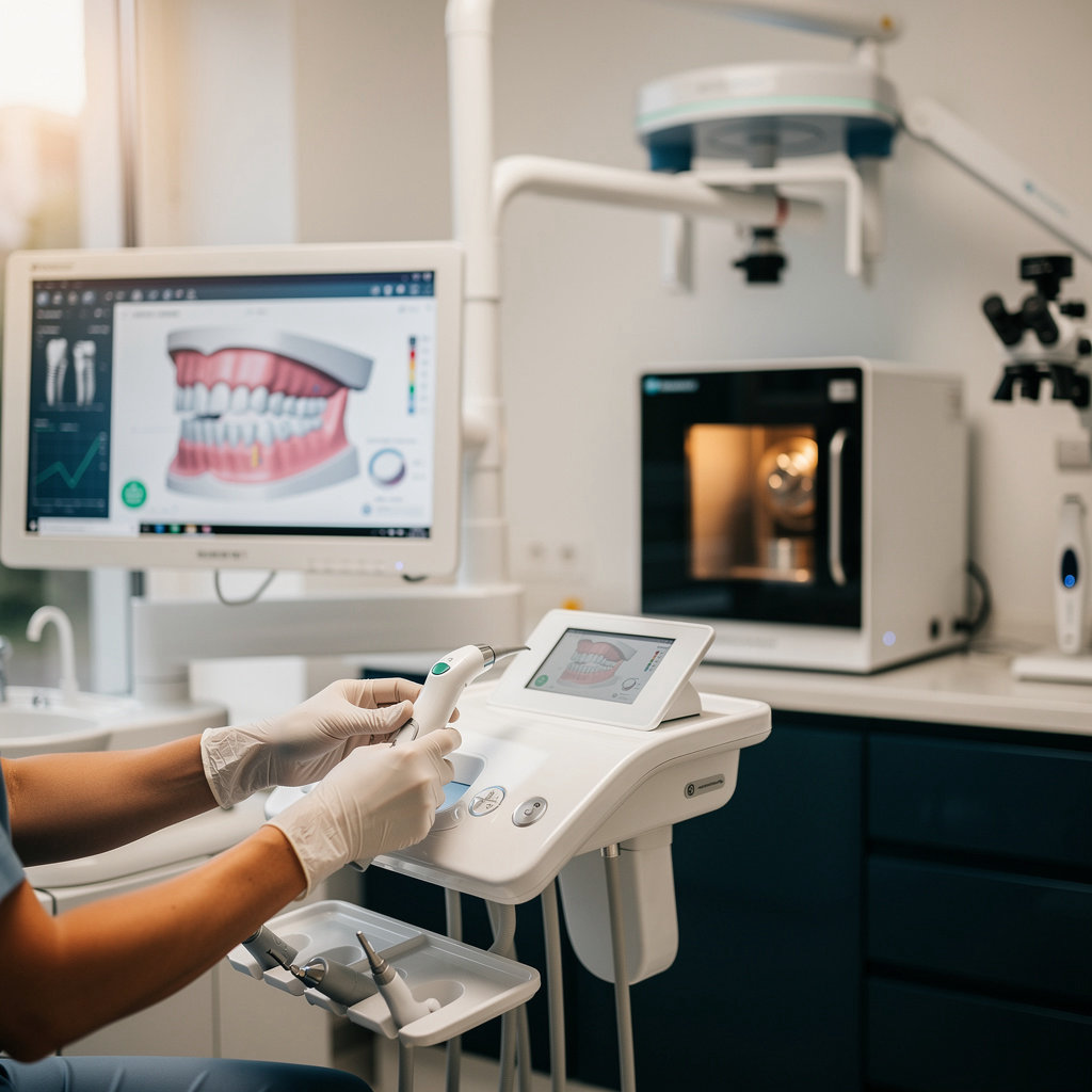 VIO DENT echipament stomatologic digital avansat - CBCT, CAD/CAM, microscop și laser pentru tratamente precise