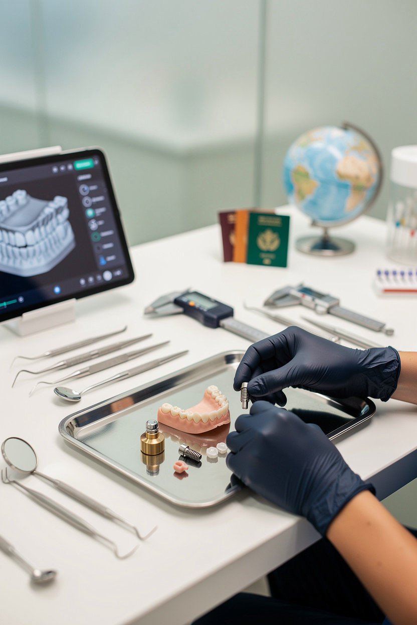 VIO DENT international patients receiving premium dental treatment in Chișinău clinic